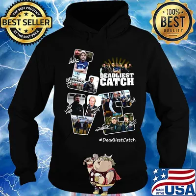 Love deadliest catch characters signatures s Hoodie