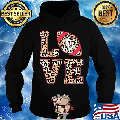 Love oklahoma sooners football leopard s Hoodie