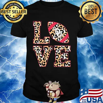Love oklahoma sooners football leopard shirt