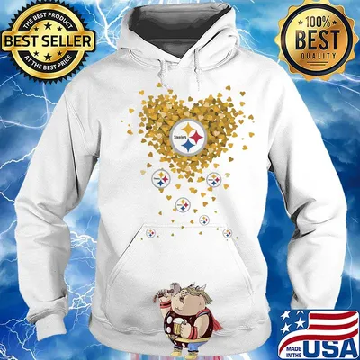 Love pittsburgh steelers football hearts s Hoodie