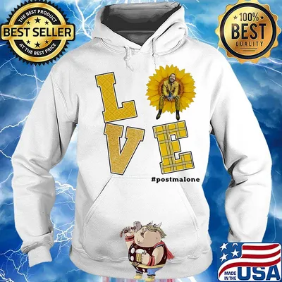 Love post malone sunflower s Hoodie
