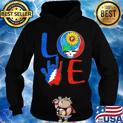 Love sunflower grateful dead diamond s Hoodie