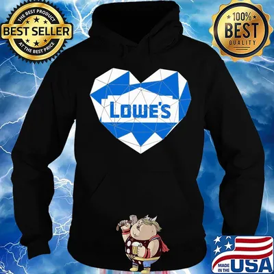 Lowe's logo heart diamond s Hoodie