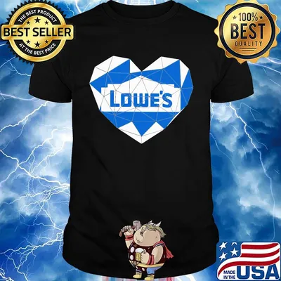 Lowe's logo heart diamond shirt
