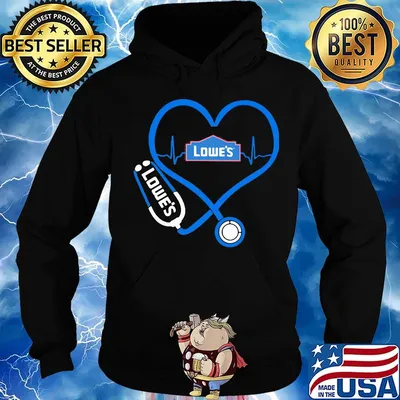 Lowe's nurse stethoscope love heartbeat s Hoodie