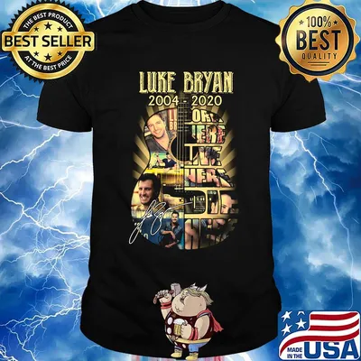 Luke bryan 2004 2020 guitarist signature shirt