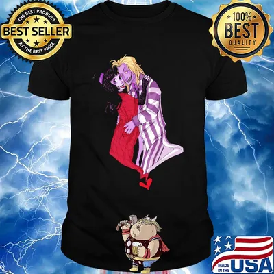 Lydia beetlejuice heart cartoon shirt