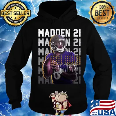 Madden 21 lamar jackson mvp football s Hoodie