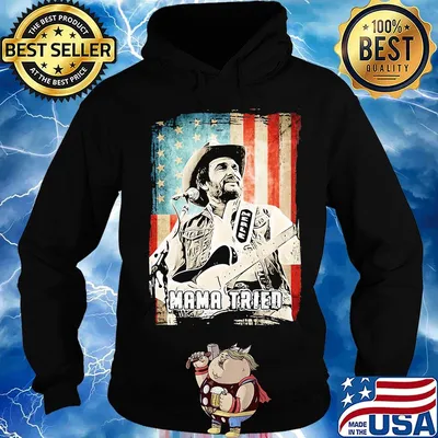 Mama tried playing guitar american flag independence day s Hoodie
