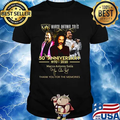 Marco antono solis 50th anniversary 1970-2020 signature shirt