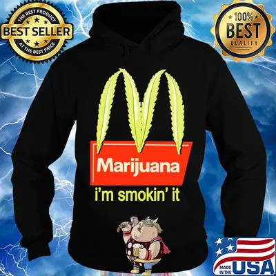 Marijuana i'm smokin it logo s Hoodie