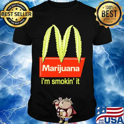 Marijuana i'm smokin it logo shirt