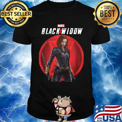 Marvel black and widow shirt
