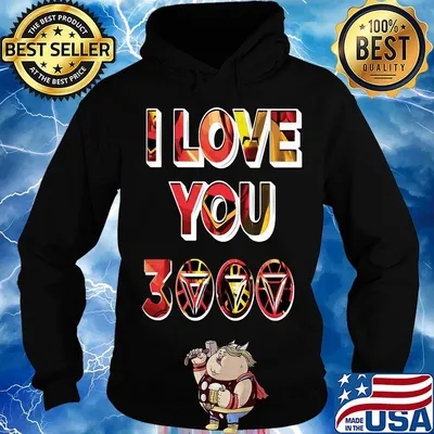 Marvel i love you 3000 s Hoodie