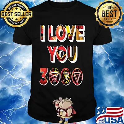 Marvel i love you 3000 shirt