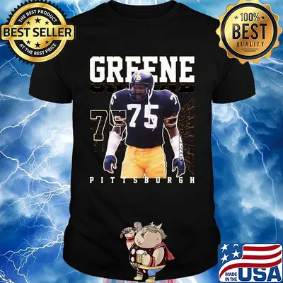 Mean greene 75 pittsburgh football player shirt