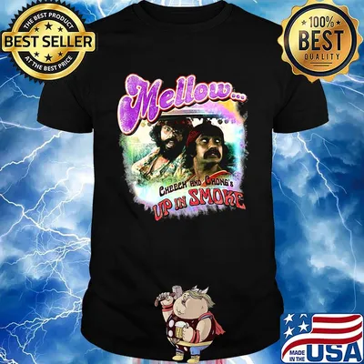 Mellow cheech and chong up in smoke film shirt