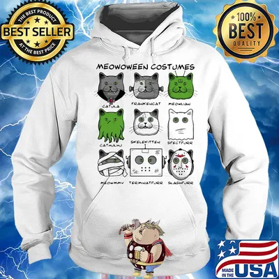 Meowoween costumes terminatpurr spectpurr s Hoodie