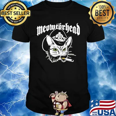Meowtorhead Kilmeowster Smoking shirt