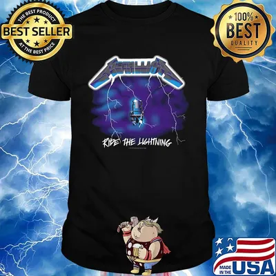 Metallica ride the lightning shirt