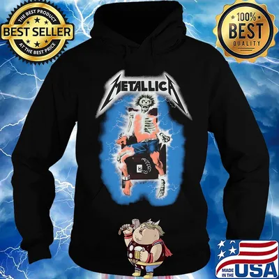 Metallica skeleton ride the lightning s Hoodie