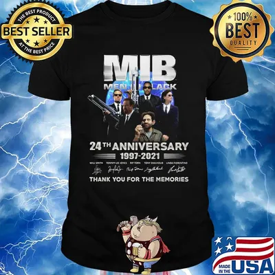 MIB 24th anniversary 1997 2020 thank you for the memories signatures shirt