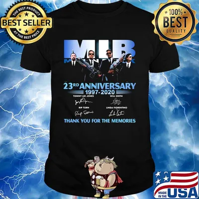 Mib international 23rd anniversary 1997 2020 thank you for the memories signatures shirt