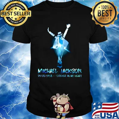 Michael jackson 29 08 1958 forever in my heart light shirt
