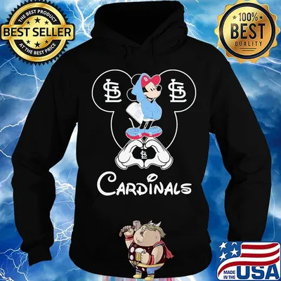 Mickey mouse st. Louis cardinals love s Hoodie