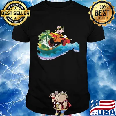 Mickey mouse surfing the beach shirt