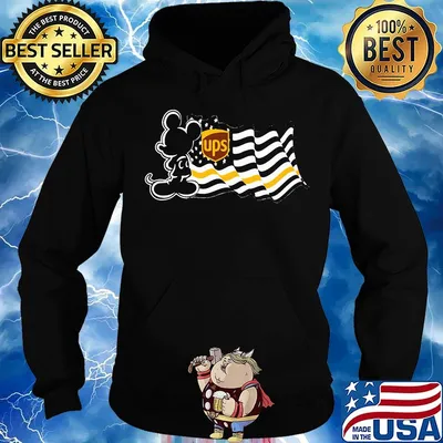 Mickey Mouse Ups American flag s Hoodie