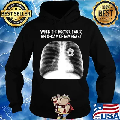Mickey mouse when the doctor takes an x ray of my heart s Hoodie