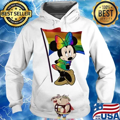 Minnie Mouse LGBT Disney flag s Hoodie