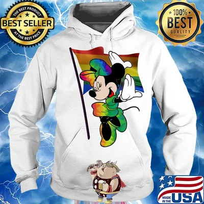 Minnie mouse LGBT flag s Hoodie