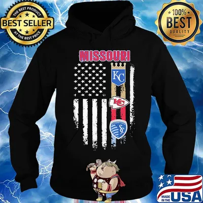 Missouri kansas city royals chiefs sporting american flag independence day s Hoodie