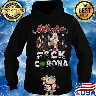 Motley crue members wear mask fuck coronavirus s Hoodie