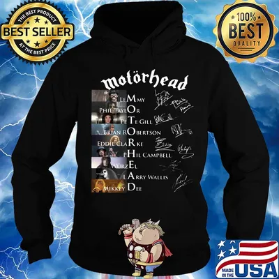 Motorhead movie characters signatures s Hoodie