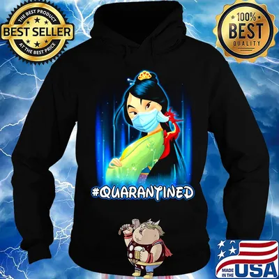 Mulan and dragon mask quarantined s Hoodie