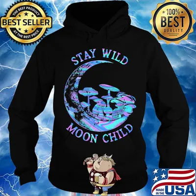 Mushroom stay wild moon child s Hoodie