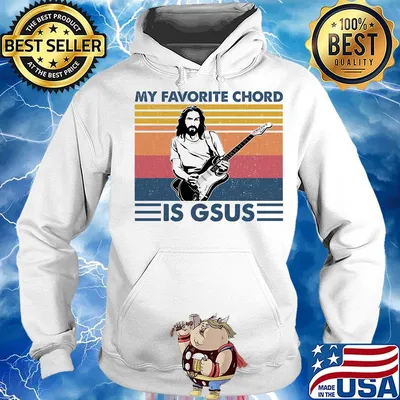 My favorite chord is dsus vintage retro s Hoodie