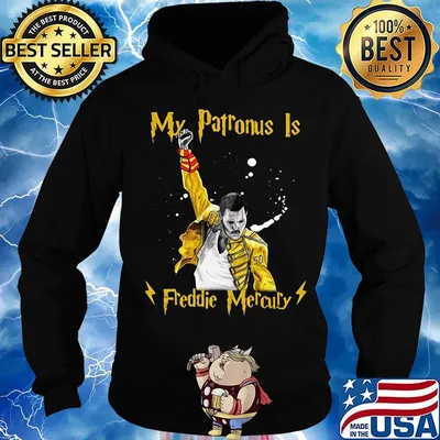 My patronus is Freddie Mercury s Hoodie