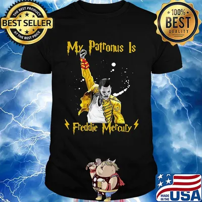 My patronus is Freddie Mercury shirt
