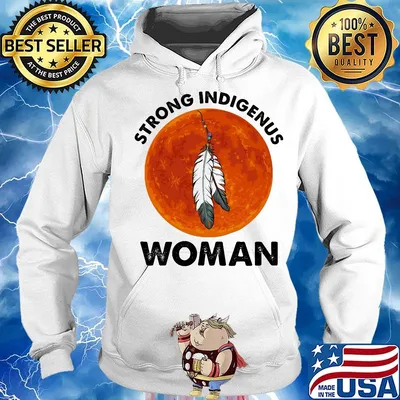 Native strong indigenus woman moonblood s Hoodie