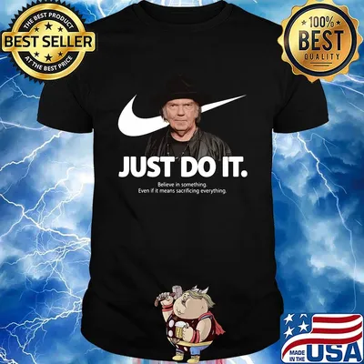 Neil young just do it shirt