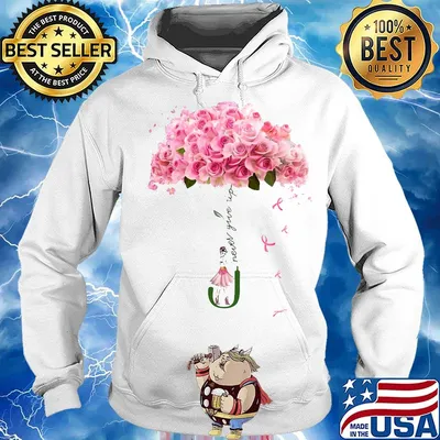 Never Give UP Girt Roses Umbrella Shirt Hoodie