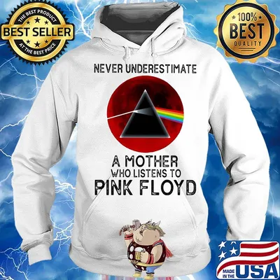 Never underestimate a mother who listens to pink floyd sunset s Hoodie