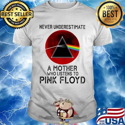Never underestimate a mother who listens to pink floyd sunset shirt