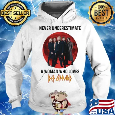 Never underestimate a woman who loves def leppard sunset s Hoodie