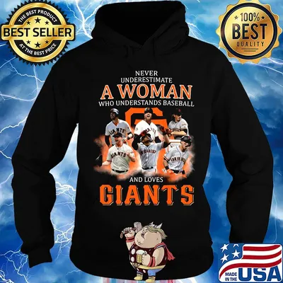 Never underestimate a woman who understands baseball and loves new york giants s Hoodie