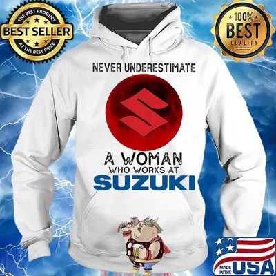 Never underestimate a woman who works at suzuki sunset s Hoodie